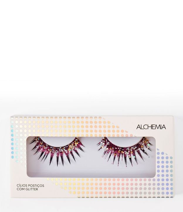 Pestañas Postizas con Glitter Rosa  Alchemia 2