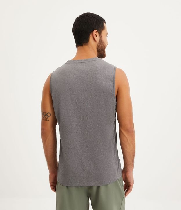 Musculosa Regular Deportiva Básica con Detalle Reflectante 3