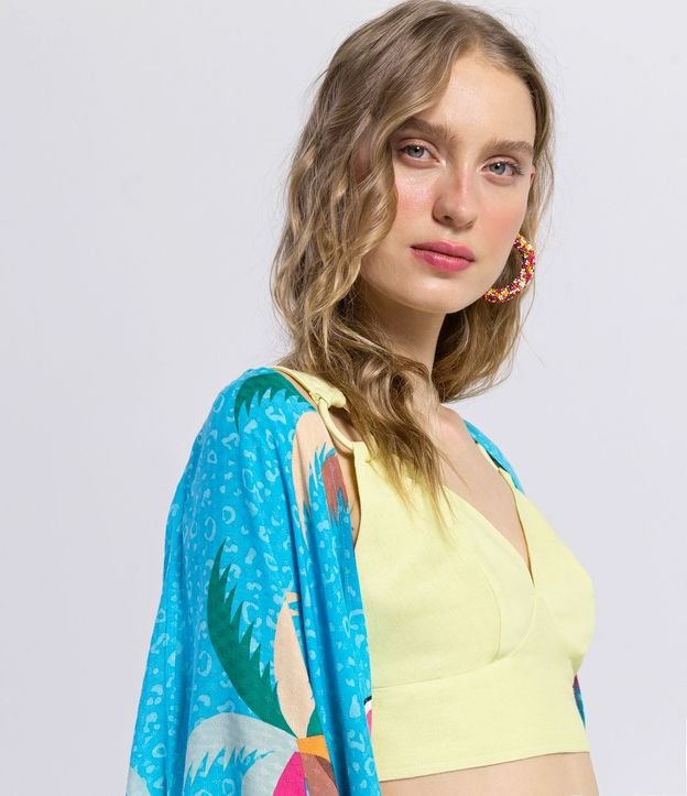 Kimono Estampado con Tassel 2