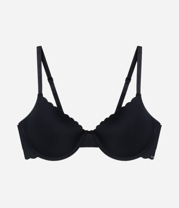 Soutien Push-Up en Microfibra con Borde Nube y Breteles Ajustable 5