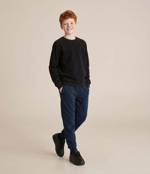 Sudadera Infantil Básica en Fleece - Talle 5 a 14 años