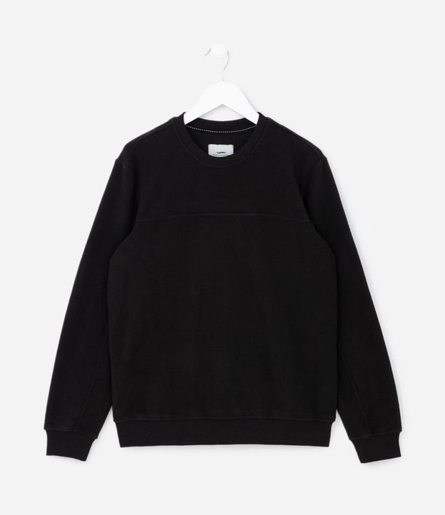 Sudadera Infantil Básica en Fleece - Talle 5 a 14 años 2