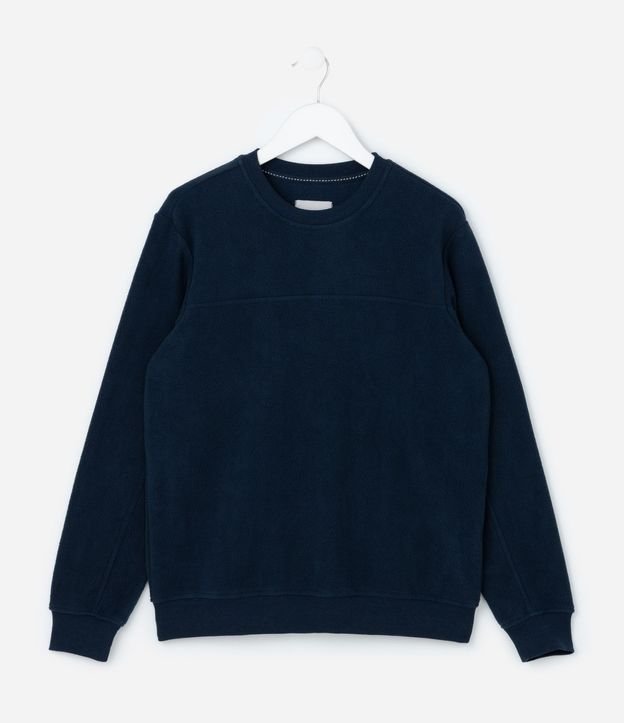 Sudadera Infantil Básica en Fleece - Talle 5 a 14 años