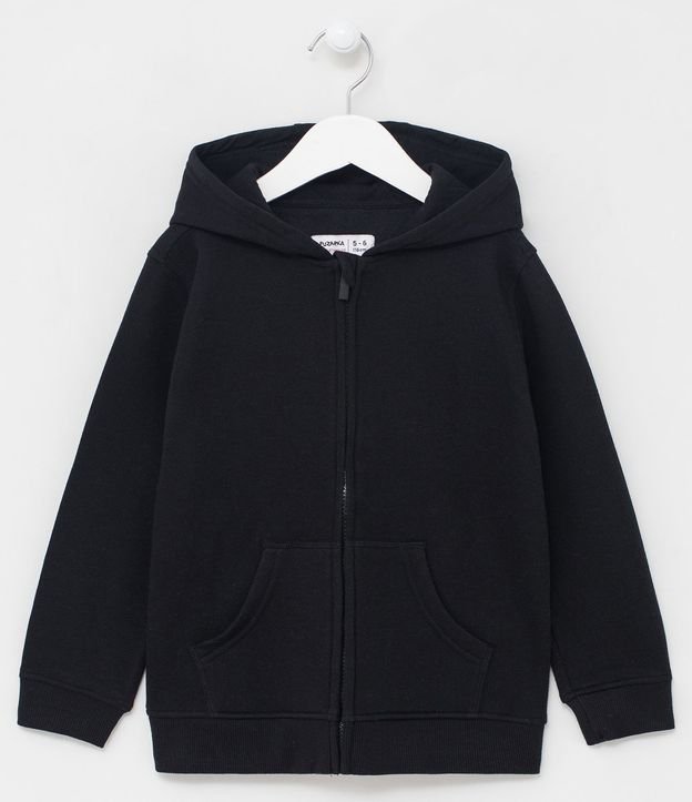 Campera Infantil en Algodón con Capucha  - Talle 5 a 14 años
