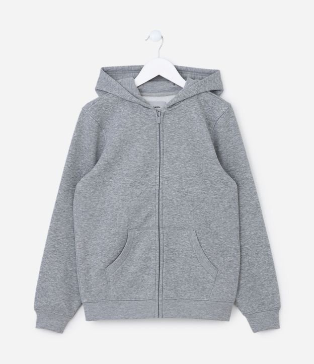 Campera Infantil en Algodón con Capucha  - Talle 5 a 14 años 2