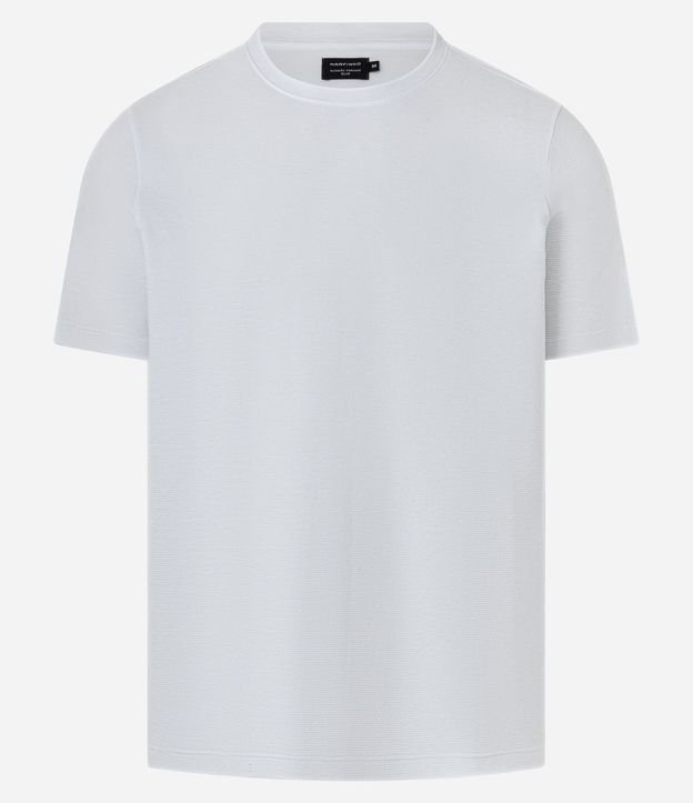 Remera Slim en Algodón con Textura Acanalada 9
