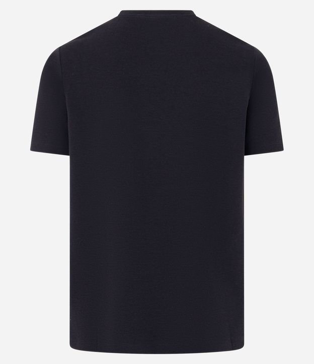 Remera Slim en Algodón con Textura Acanalada 11