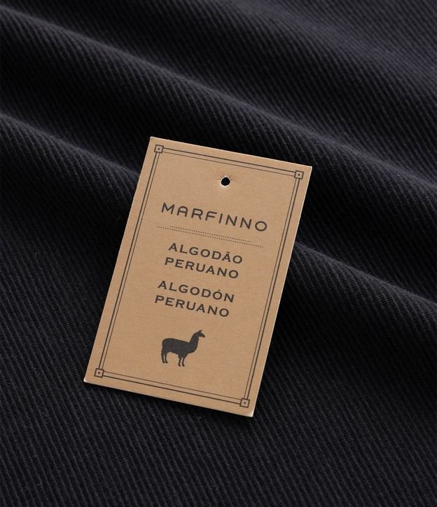 Remera Slim en Algodón con Textura Acanalada 13