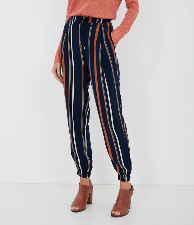 Pantalón Rayada con Amarre