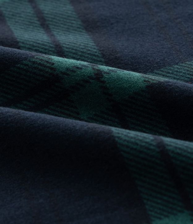 Pantalón de Pijama con Cintura Elástica y Estampa de Cuadros 8