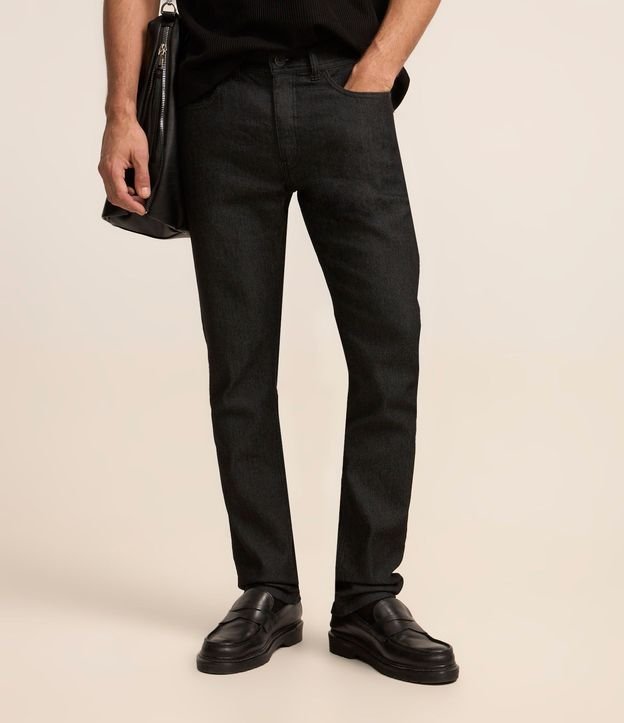 Pantalón Jean Liso con Bolsillo 4