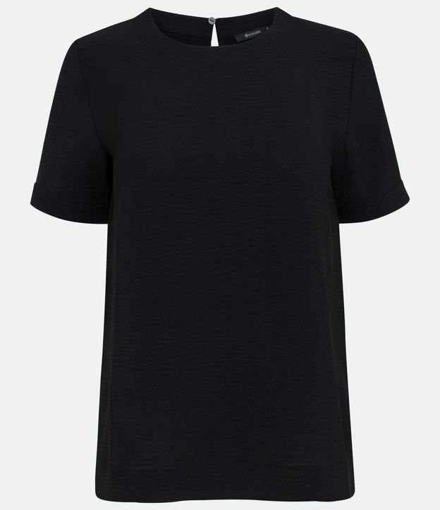 Blusa con Aberturas y Detalles de Pespuntes 5