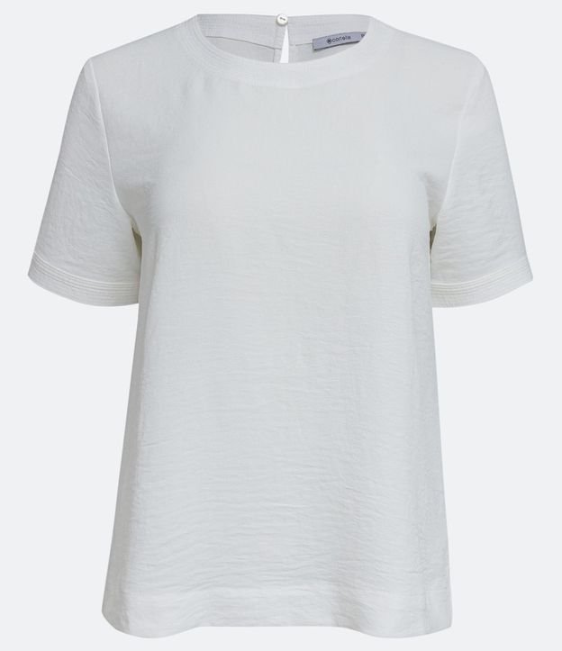 Blusa con Aberturas y Detalles de Pespuntes 6