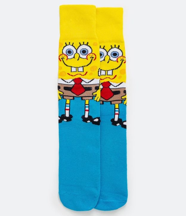 Medias Largas Estampa Bob Esponja