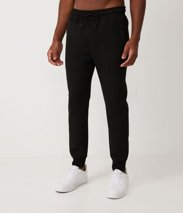 Pantalón Jogger Deportivo con Cremallera en el Bolsillo y Bajo Ajustado 3