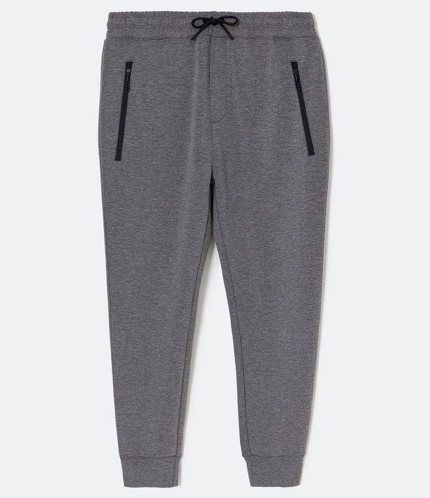Pantalón Jogger Deportivo con Cremallera en el Bolsillo y Bajo Ajustado 5