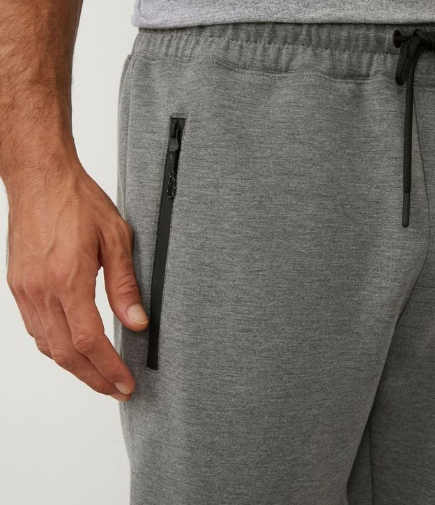 Pantalón Jogger Deportivo con Cremallera en el Bolsillo y Bajo Ajustado 4