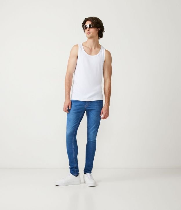 Pantalón Jean Super Skinny Liso