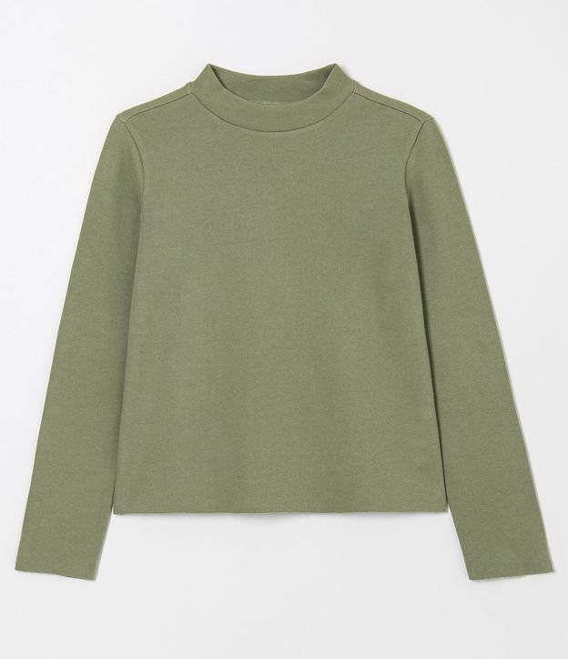 Blusa Lisa Manga Larga