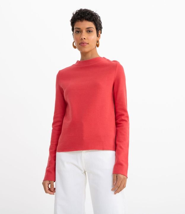 Blusa Lisa Manga Larga