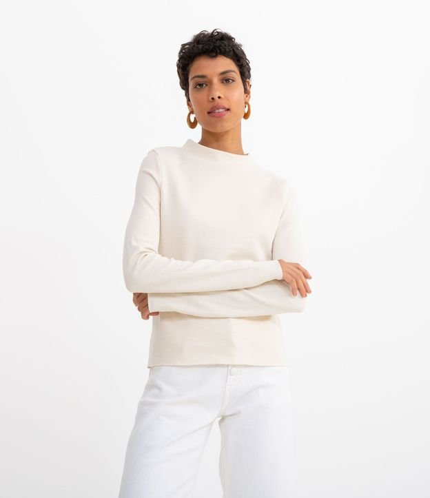 Blusa Lisa Manga Larga