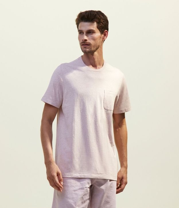Remera Lisa con Bolsillo