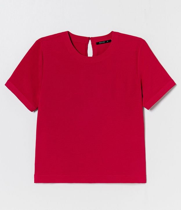 Blusa con Aberturas y Detalles de Pespuntes 5