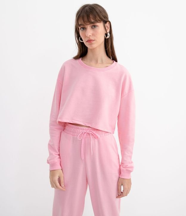 Buzo Cropped Liso en Algodón Comfy