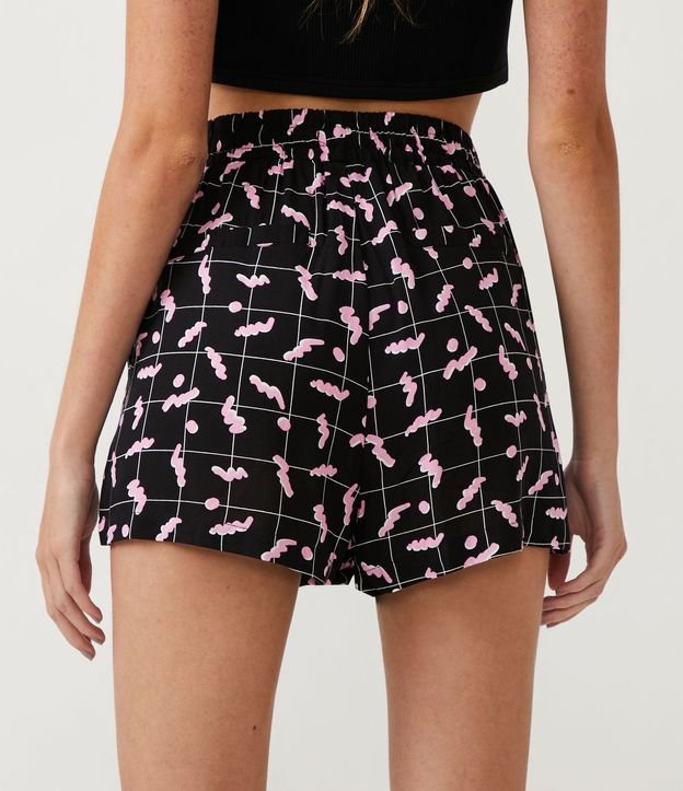 Short Runner en Viscosa Estampa Lombriz 2