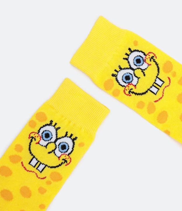 Media Caño Largo Estampa Bob Esponja 2