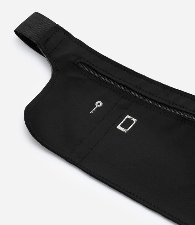 Riñonera Deportiva Ergonómica Cross con Detalles Bordados 5