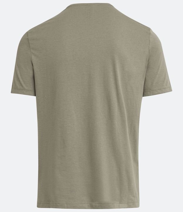 Remera Slim Básica en Algodón Peruano con Cuello Redondo 6