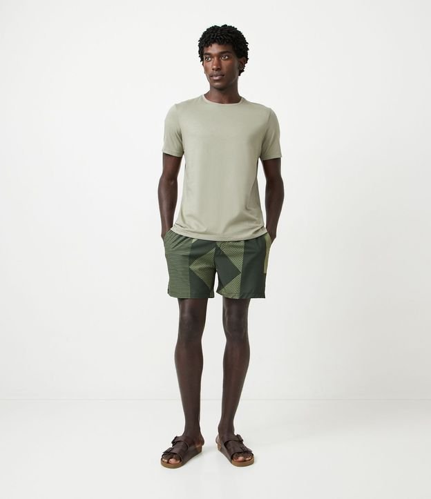 Remera Slim Básica en Algodón Peruano con Cuello Redondo 2