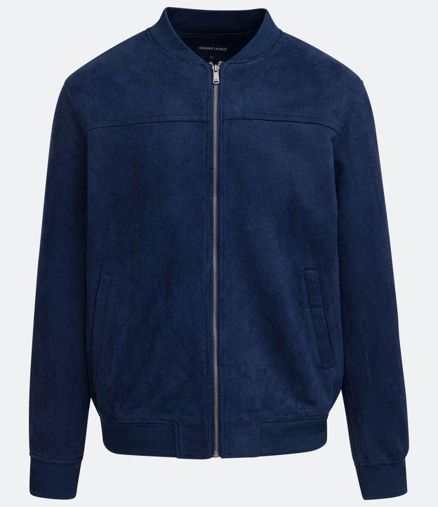Chaqueta Bomber Lisa con Bolsillo 5