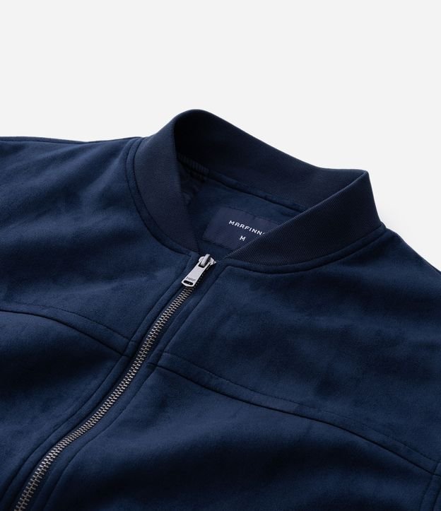 Chaqueta Bomber Lisa con Bolsillo 12