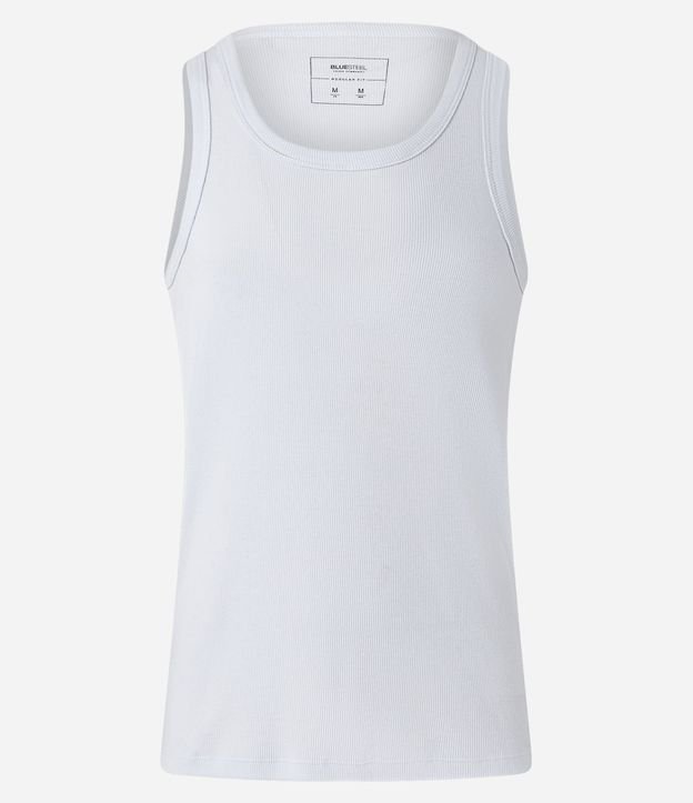 Musculosa Regular Básica en Rib de Algodón 7