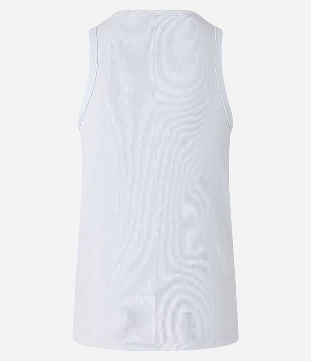 Musculosa Regular Básica en Rib de Algodón 9