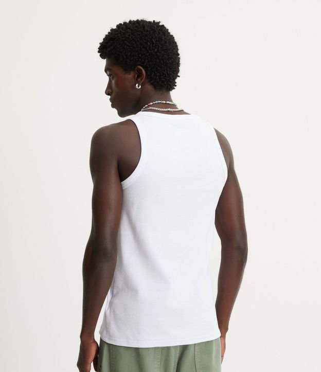 Musculosa Regular Básica en Rib de Algodón 5