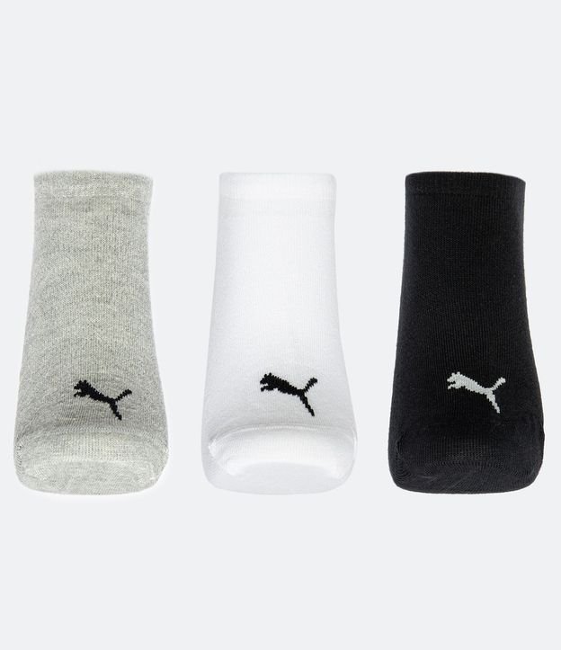 Kit 3 Medias Caño Bajo Puma 2