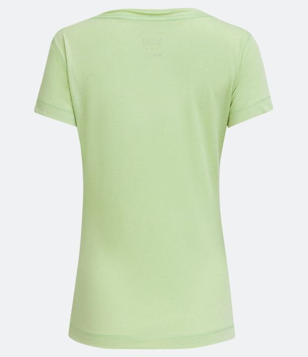 Blusa Básica en Algodón con Manga Corta y Bolsillo Pequeño 6