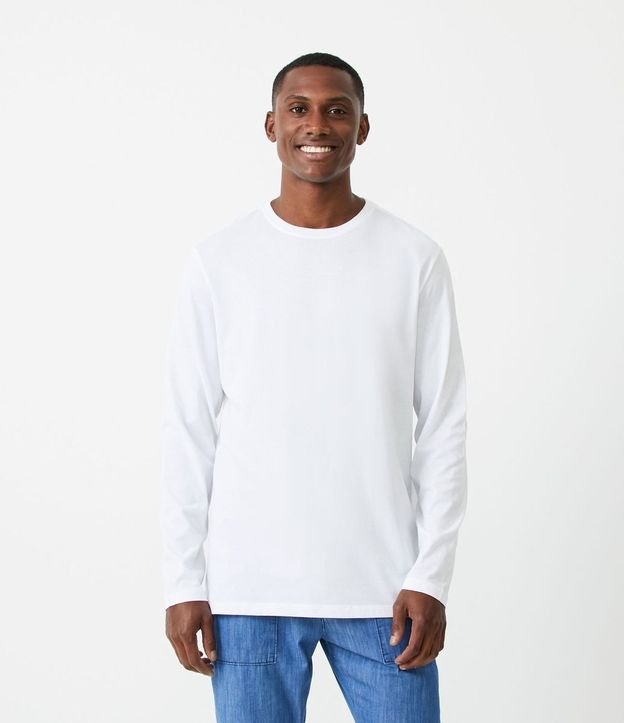 Remera Confort Manga Larga Basica