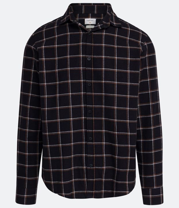 Camisa Cuadrillé Manga Larga en Franela Leviana 6