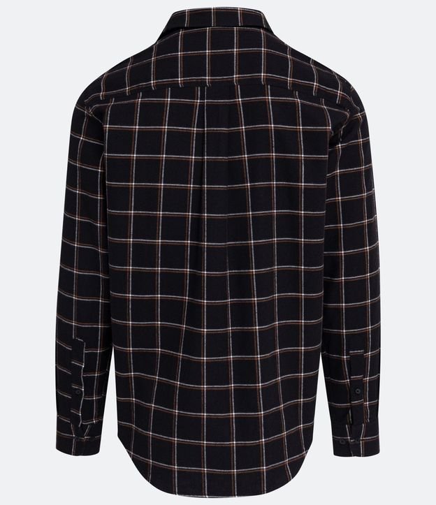 Camisa Cuadrillé Manga Larga en Franela Leviana 7