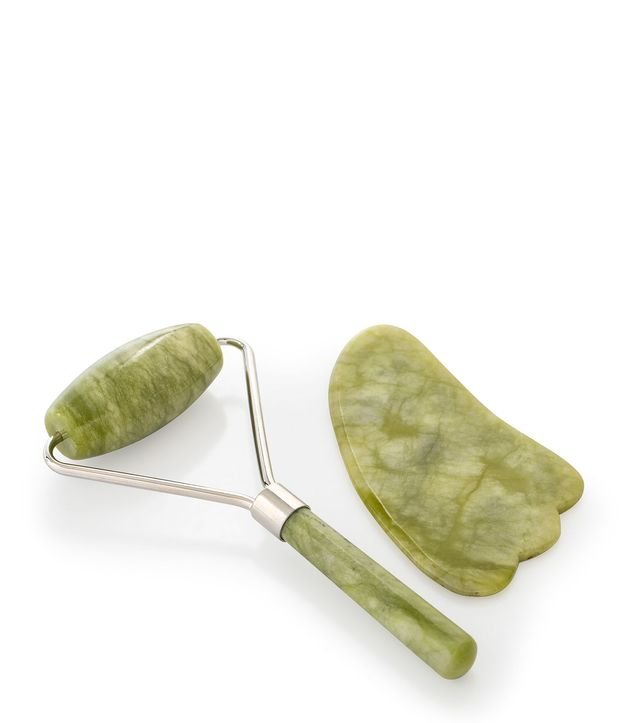 Kit de Masajeador Facial de Piedra de Jade Alchemia 2