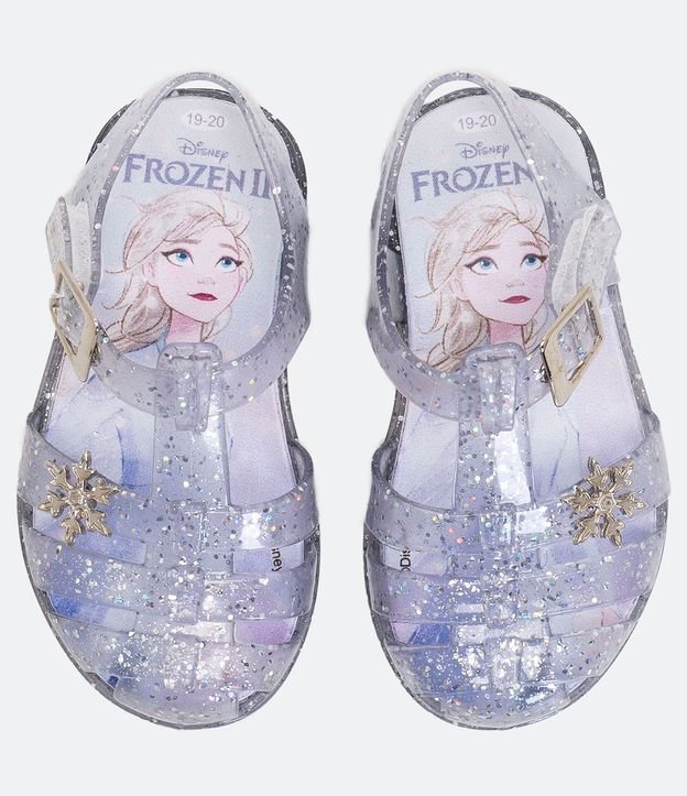 Sandalias Infantiles Transparentes con Brillo Suela LED - Talles 19 al 30 4