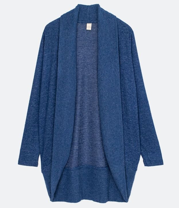Cardigan Básico en Viscosa con Abertura Total 6