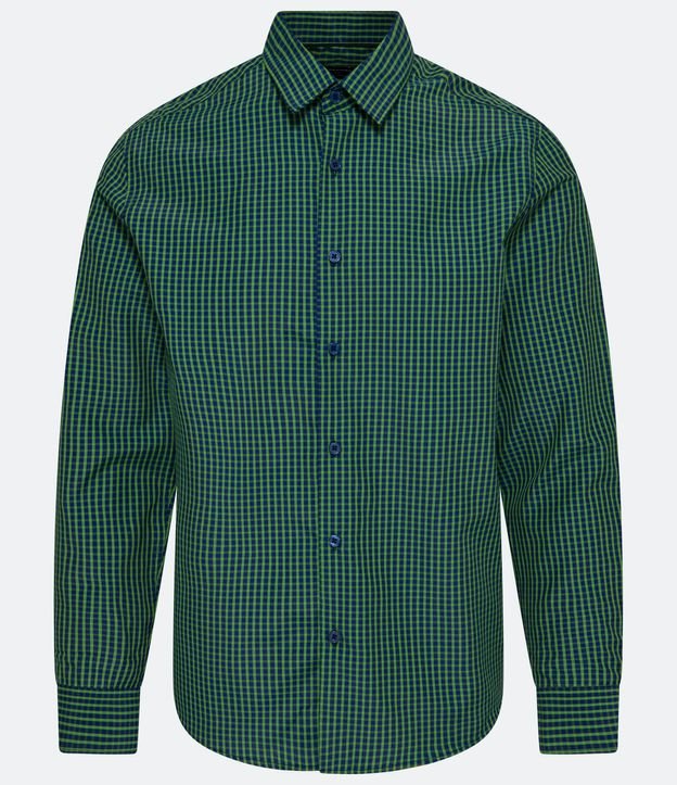 Camisa Manga Larga Slim en Padronaje de Cuadros 6