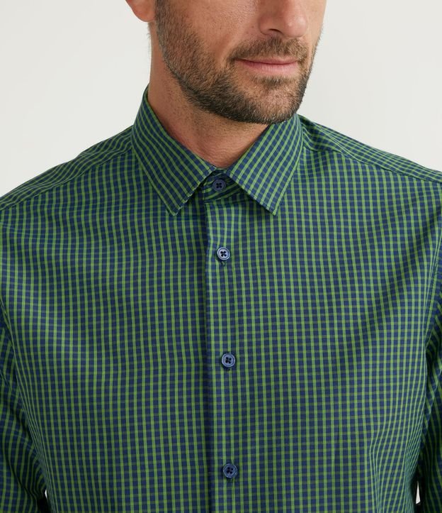Camisa Manga Larga Slim en Padronaje de Cuadros 3