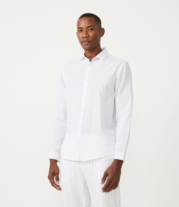 Camisa Comfort Básica en Lino