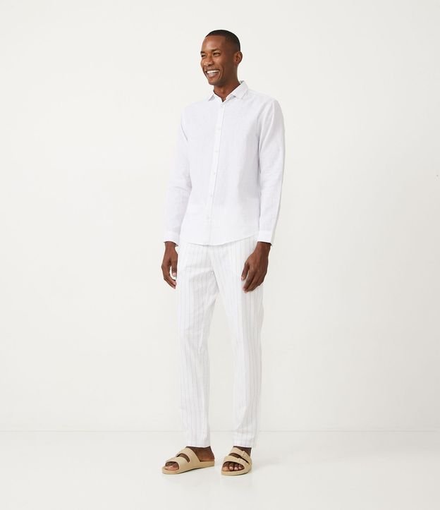 Camisa Comfort Básica en Lino 2